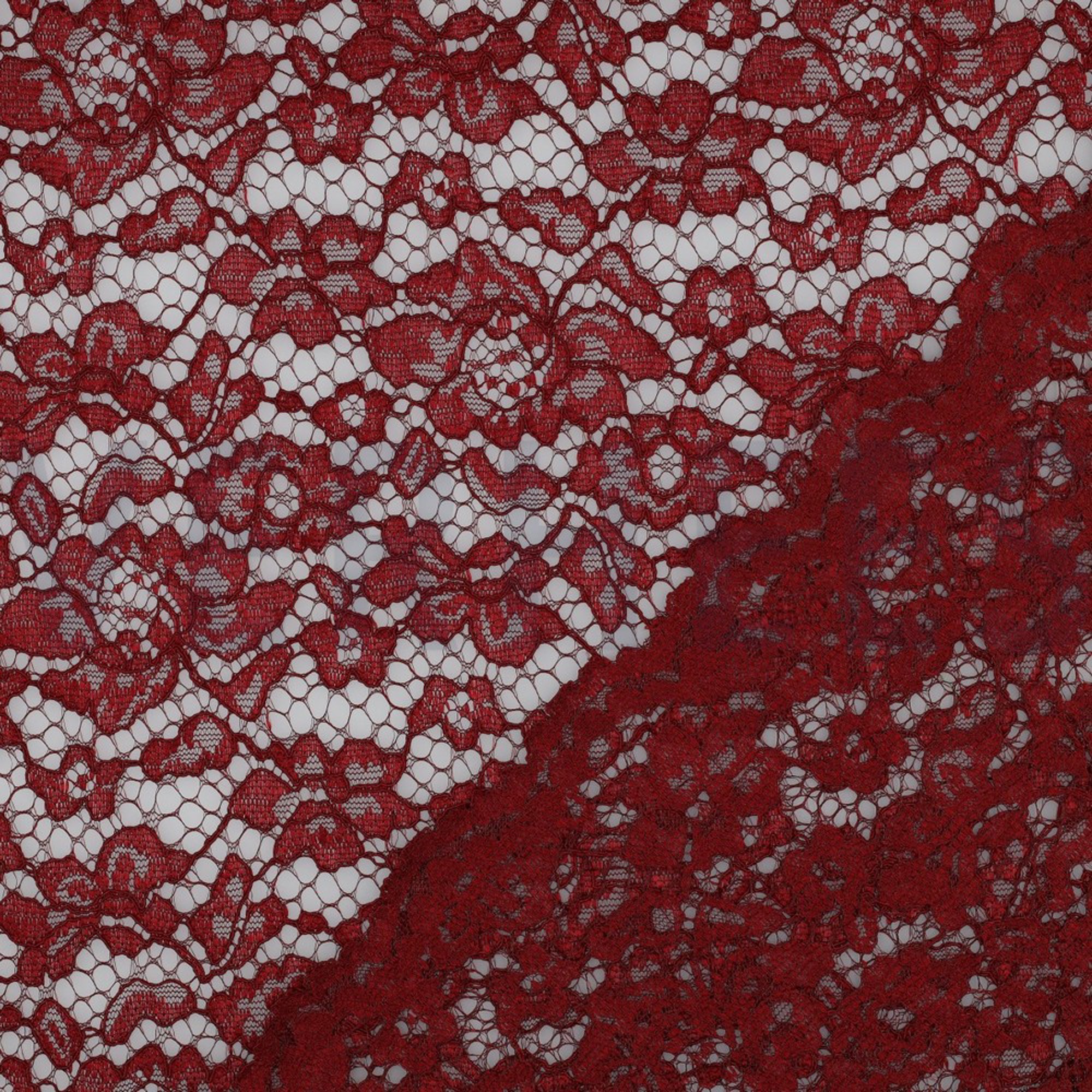 LACE BORDER 2 SIDES BORDEAUX (high resolution) #4