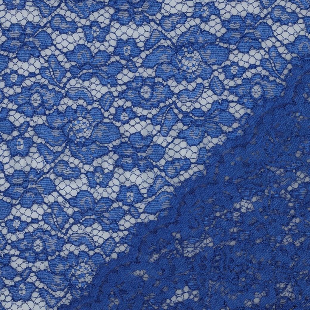 LACE BORDER 2 SIDES COBALT #4