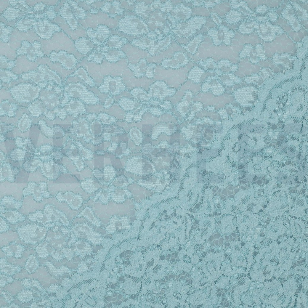 LACE BORDER 2 SIDES LIGHT BLUE #4