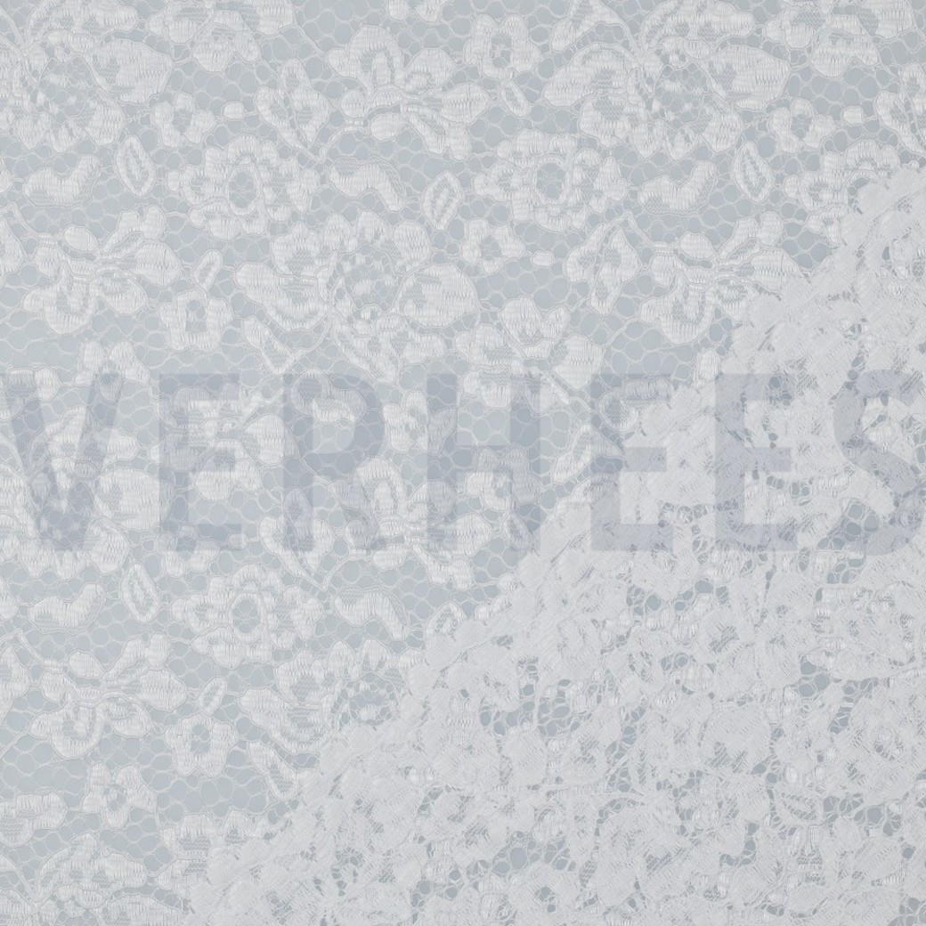 LACE BORDER 2 SIDES WHITE #4
