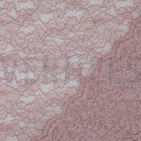 SPITZE ZWEISEITIGE BOGENKANTE MAUVE #7