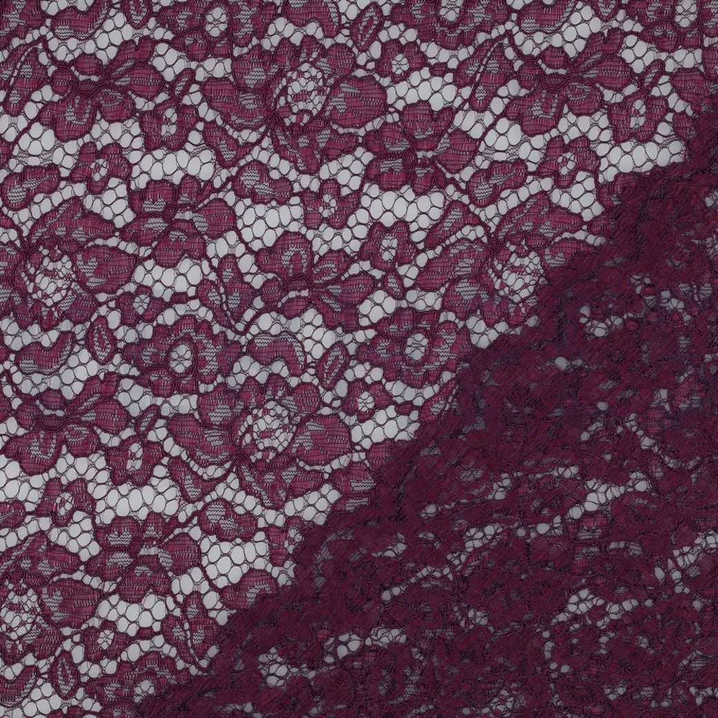 LACE BORDER 2 SIDES PURPLE #4
