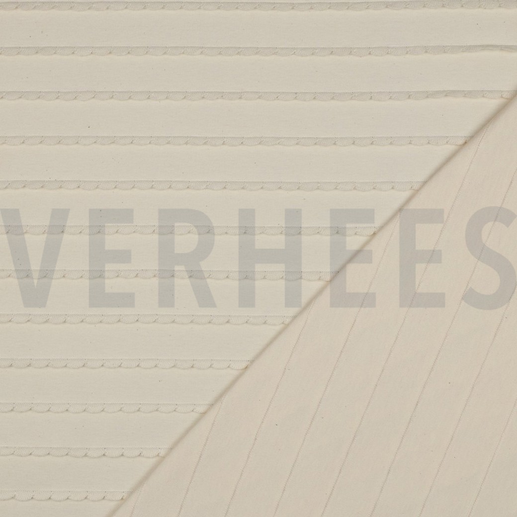 JERSEY RUFFLES NATURAL #4