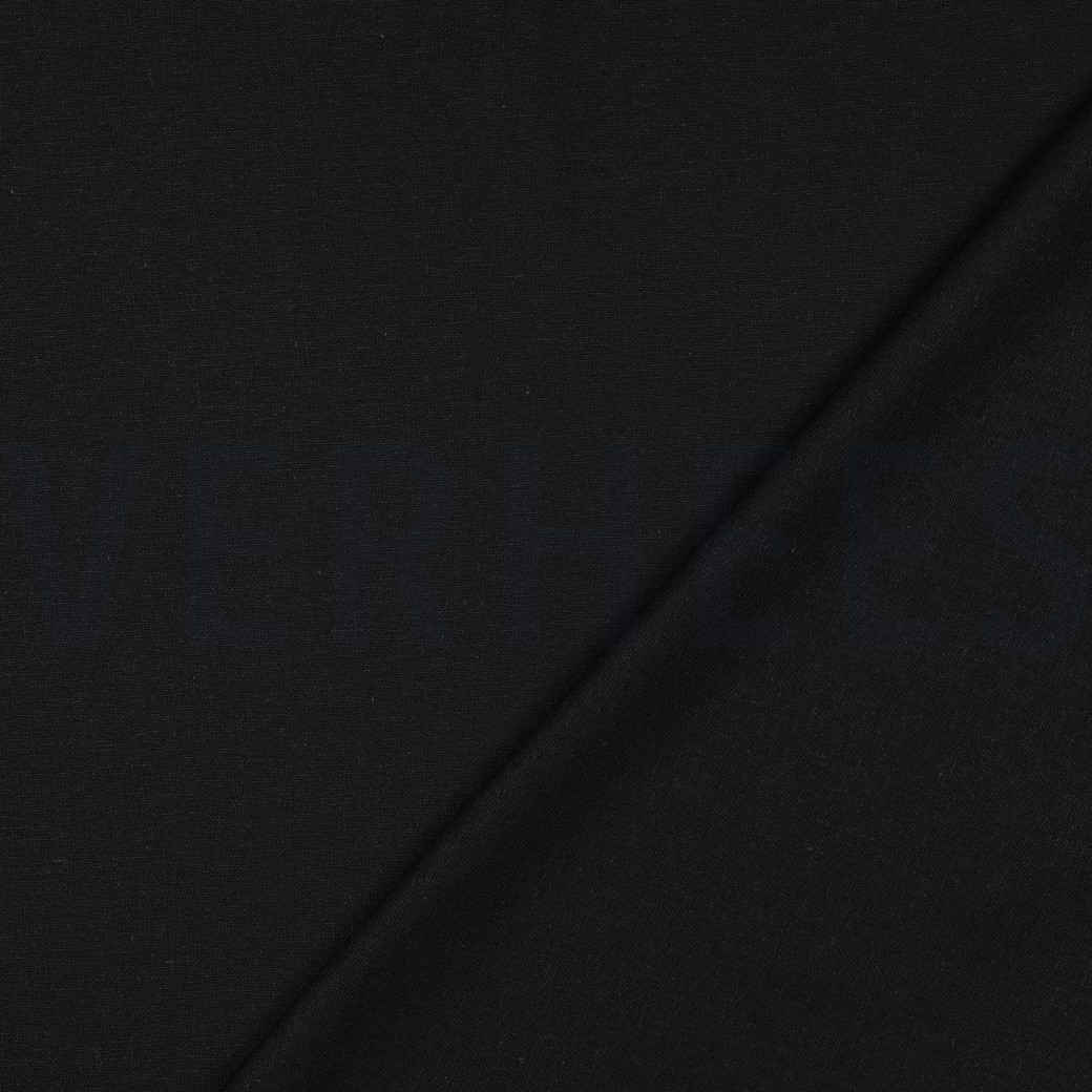 LINEN VISCOSE BLACK #4