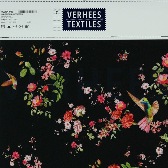 MAGNOLIA STRETCH ZWART #7