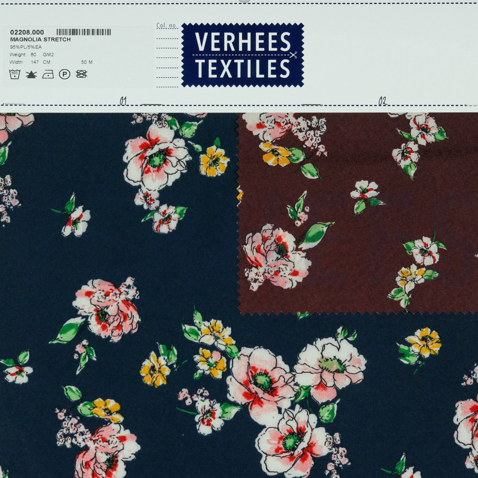 MAGNOLIA STRETCH NAVY (high resolution) #4
