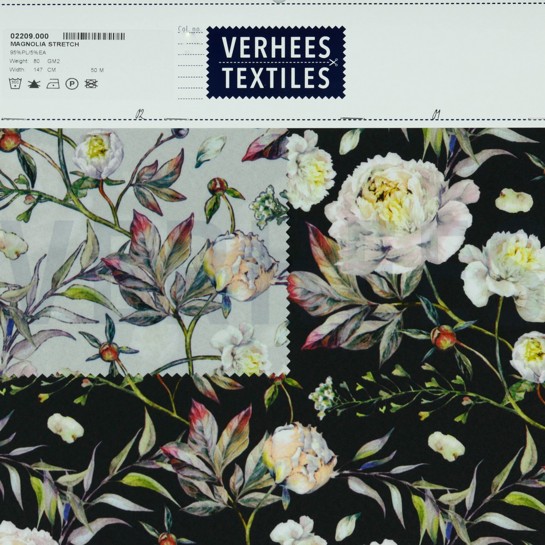 MAGNOLIA STRETCH BLACK #7