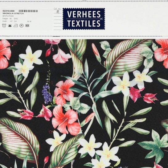 MAGNOLIA STRETCH SCHWARZ #7