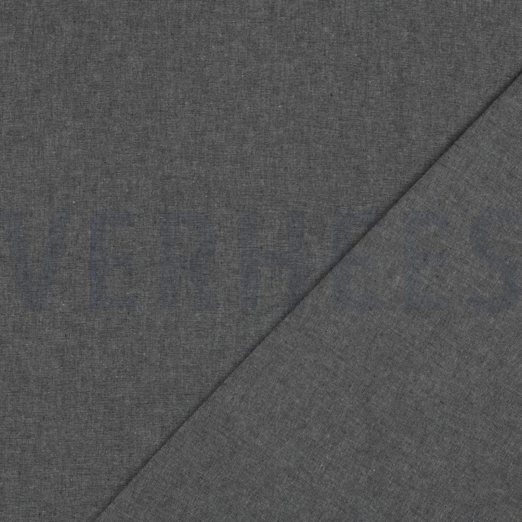 YARN DYED POPLIN BLACK #4