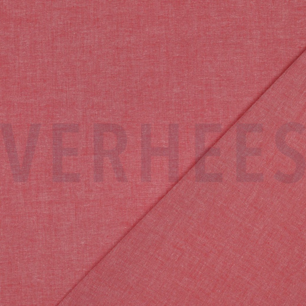 YARN DYED POPLIN RED #4