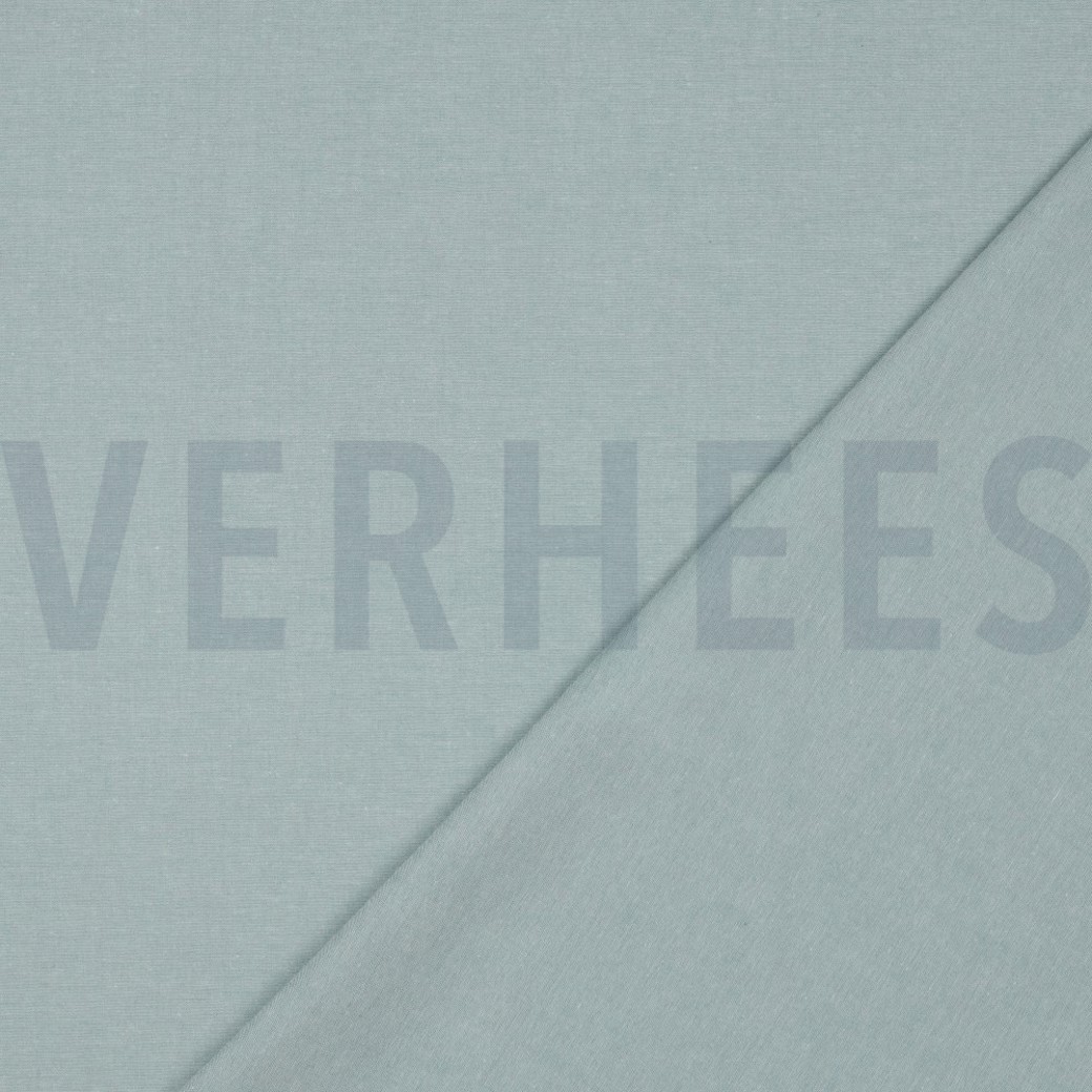 YARN DYED POPLIN TEAL #4