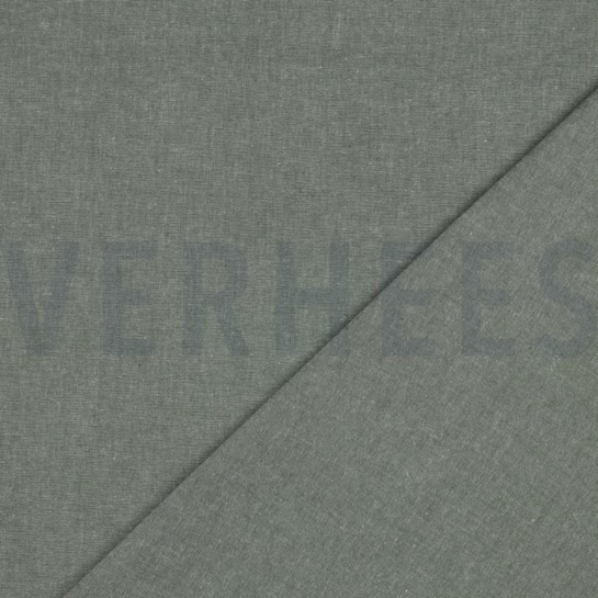 GARNFÄRBT POPELINE DUNKELGRÜN #7