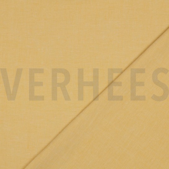 TEINT EN FIL POPELINE OCRE #7