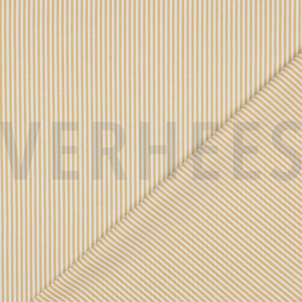 YARN DYED STRIPE 3MM OCHRE #4