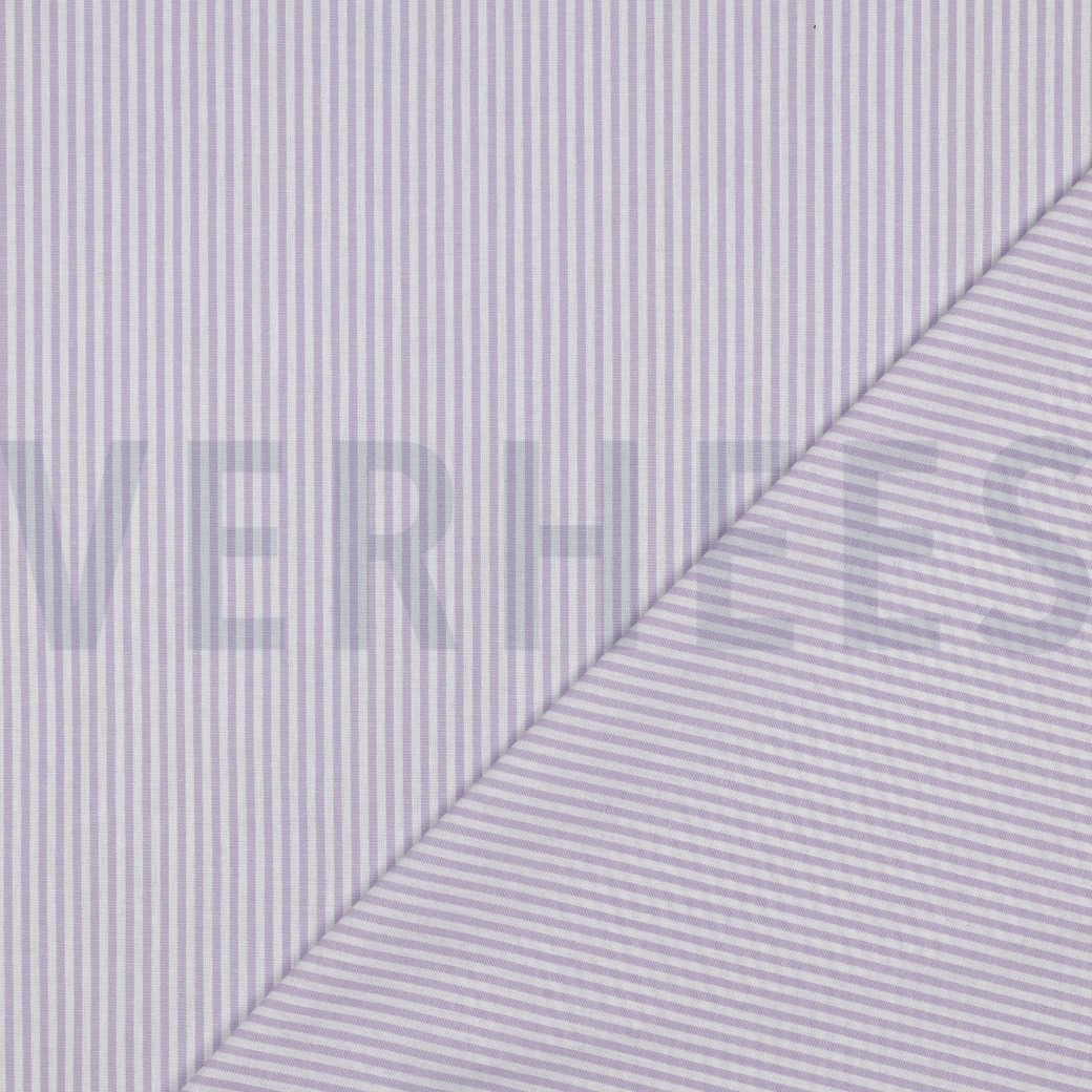 YARN DYED STRIPE 3MM LILAC #4
