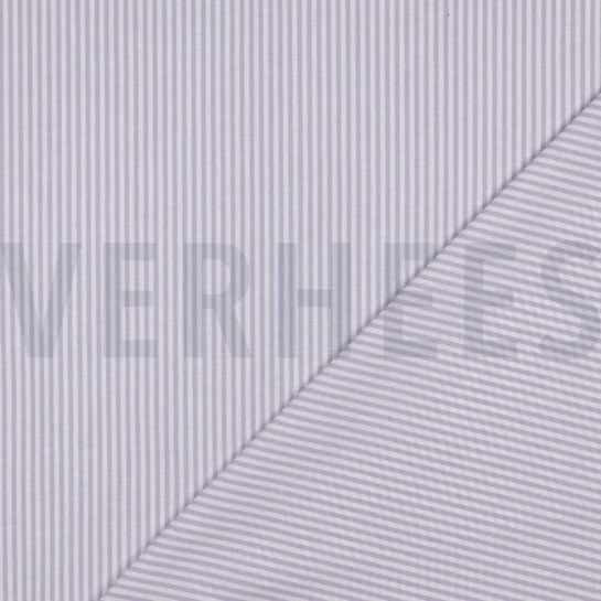 YARN DYED STRIPE 3MM LILAC #7