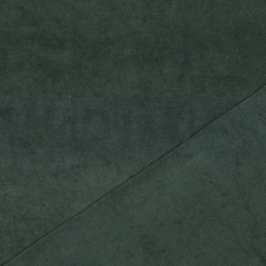 STRETCH FROTTEE DUNKELGRÜN #7