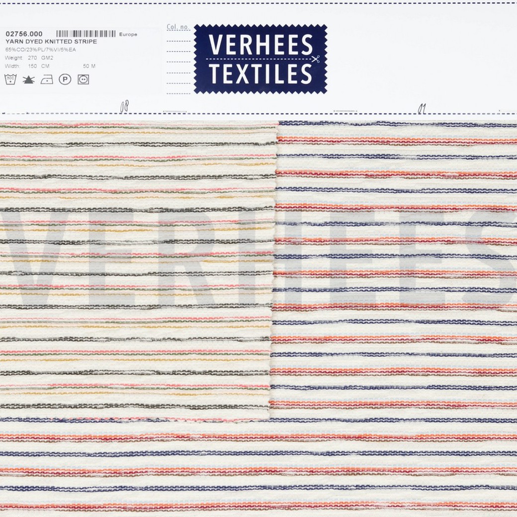 YARN DYED KNITTED STRIPE MULTICOLOUR #4