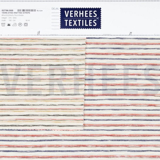 GARNFÄRBT GESTRICKTE STREIFEN MEHRFARBIG #7