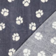 FLEECE DOG PAW LIGHT GREY (thumbnail) #4