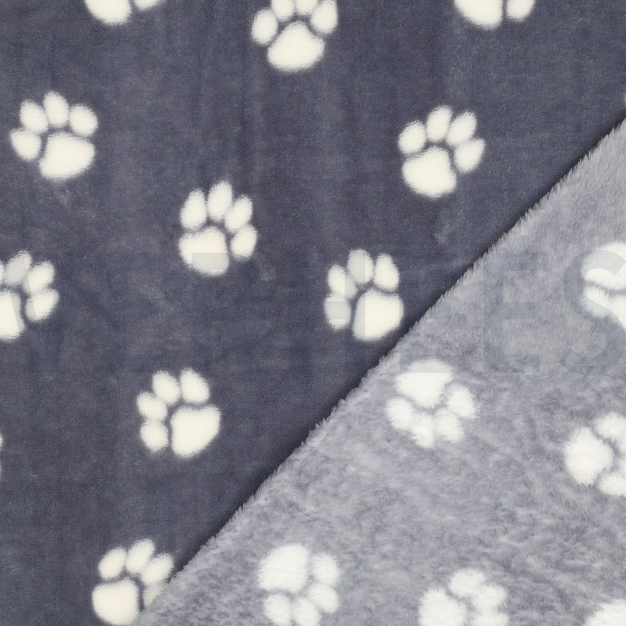 FLEECE DOG PAW LIGHT GREY (high resolution) #4