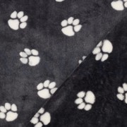 FLEECE DOG PAW DARK GREY (thumbnail) #4