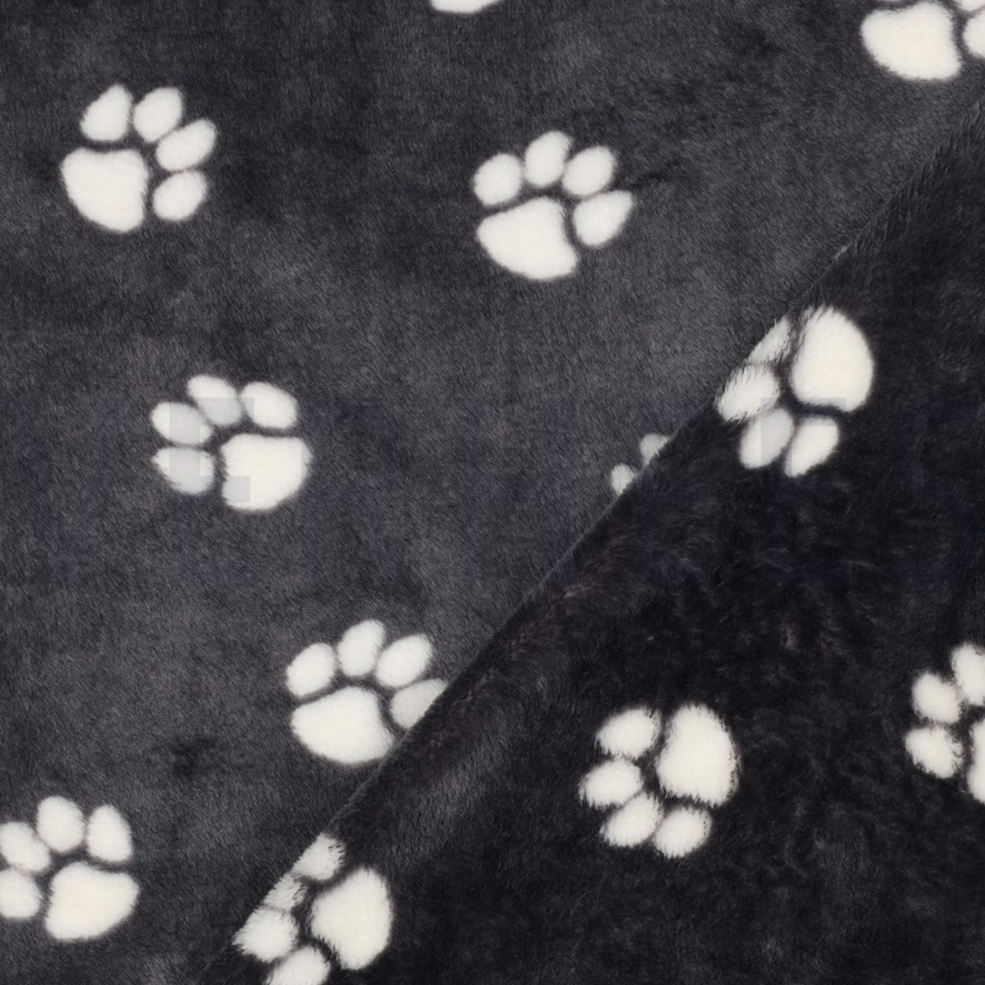 FLEECE DOG PAW DARK GREY (high resolution) #4