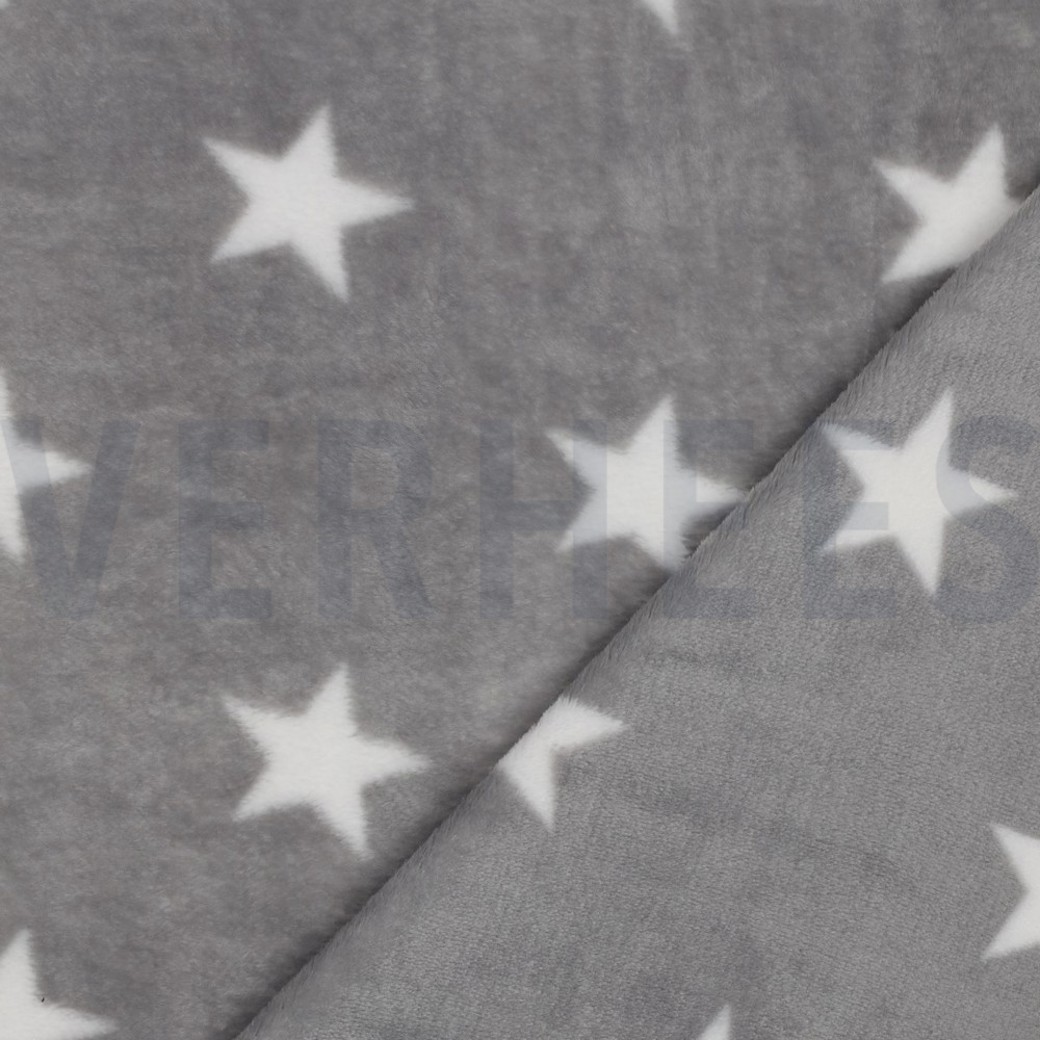 FLEECE STARS GREY / LIGHT GREY #4