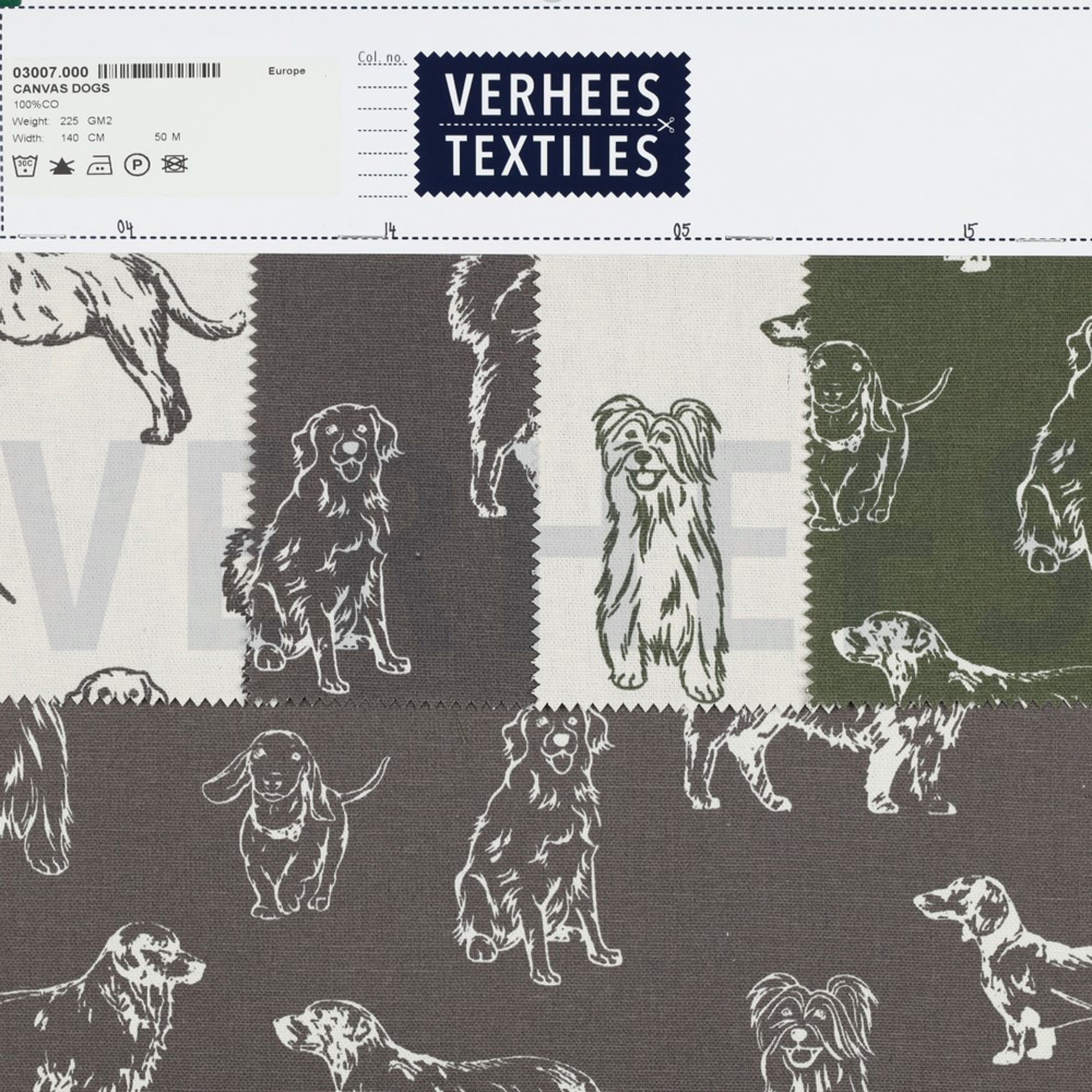 CANVAS DOGS ECRU / GREY (high resolution) #4