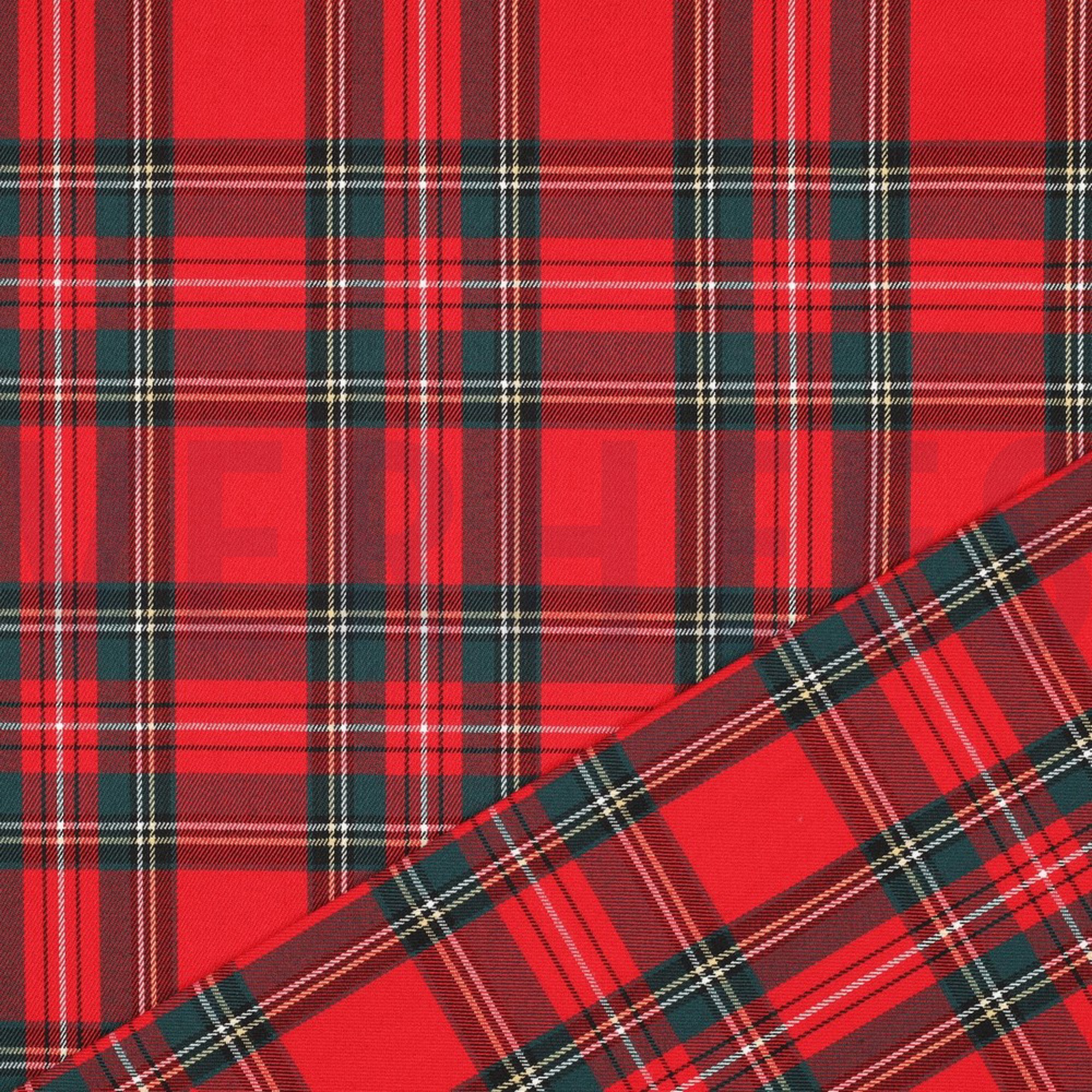 SCOTTISH CHECK RED (high resolution) #4