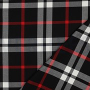 TARTAN CHECK BLACK/WHITE/RED BIG (thumbnail) #4