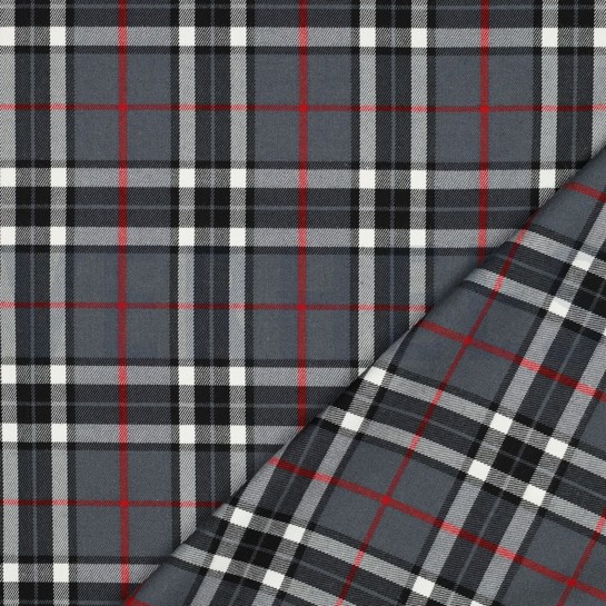 TARTAN CHECK GRAU #7