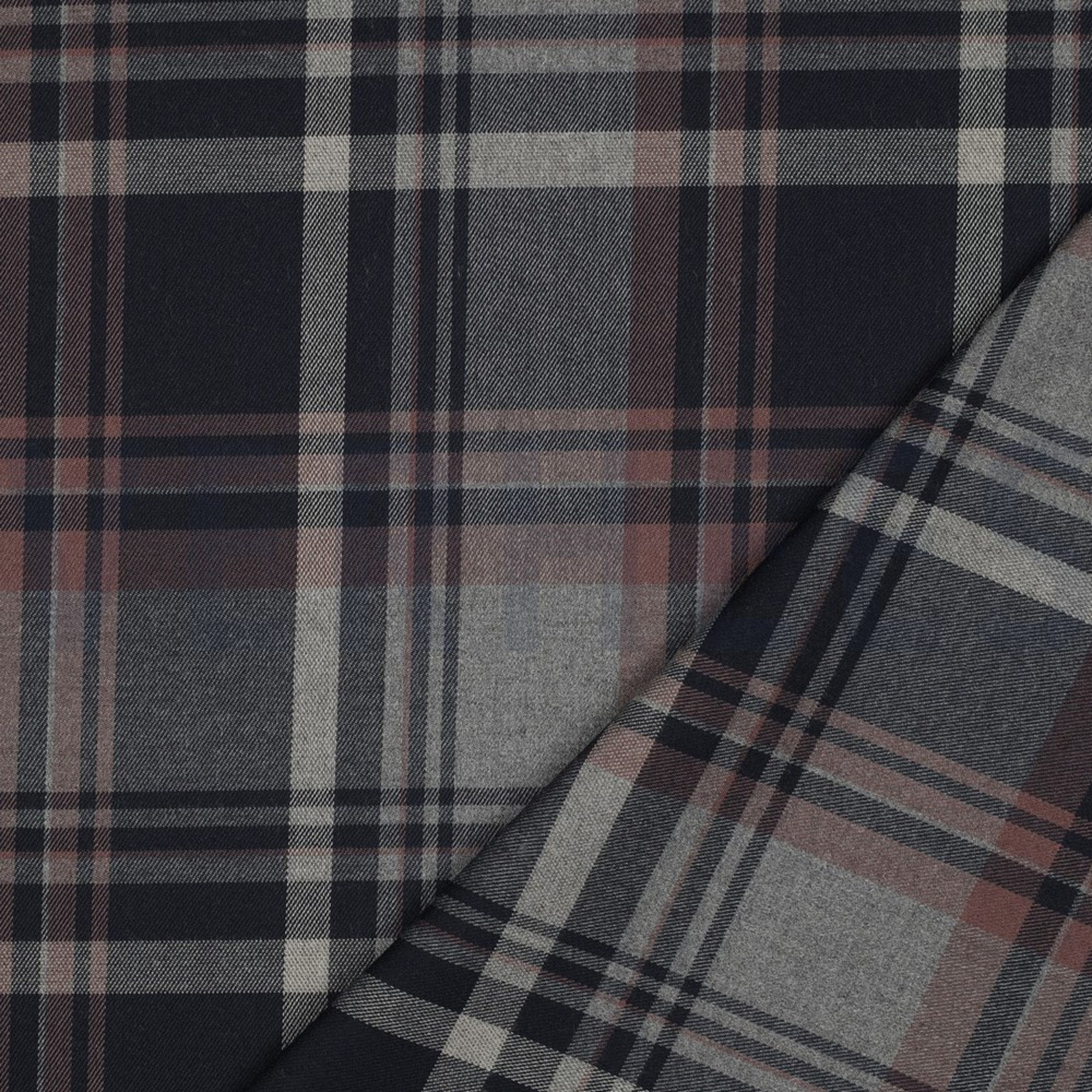 TARTAN CHECK NAVY/GREY/RUST (high resolution) #4