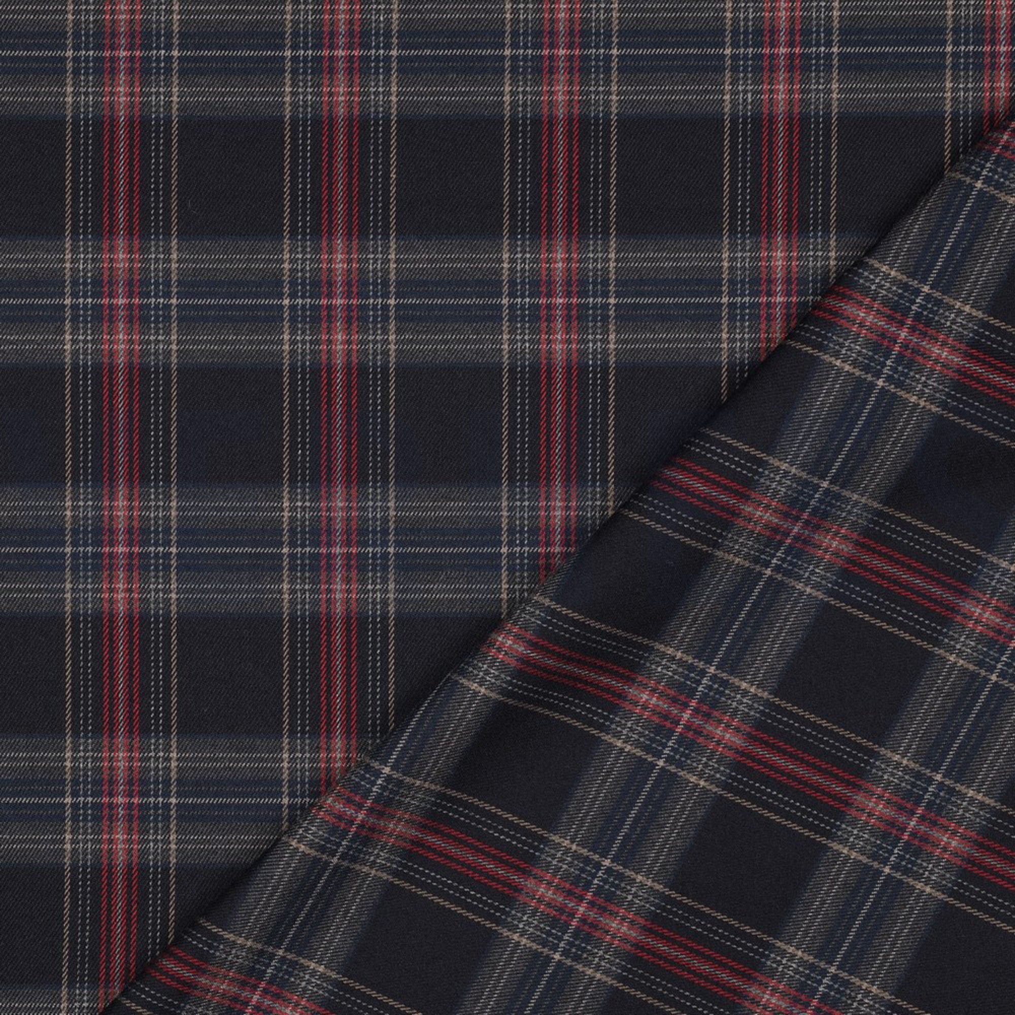 TARTAN CHECK NAVY/RED/CAMEL (high resolution) #4