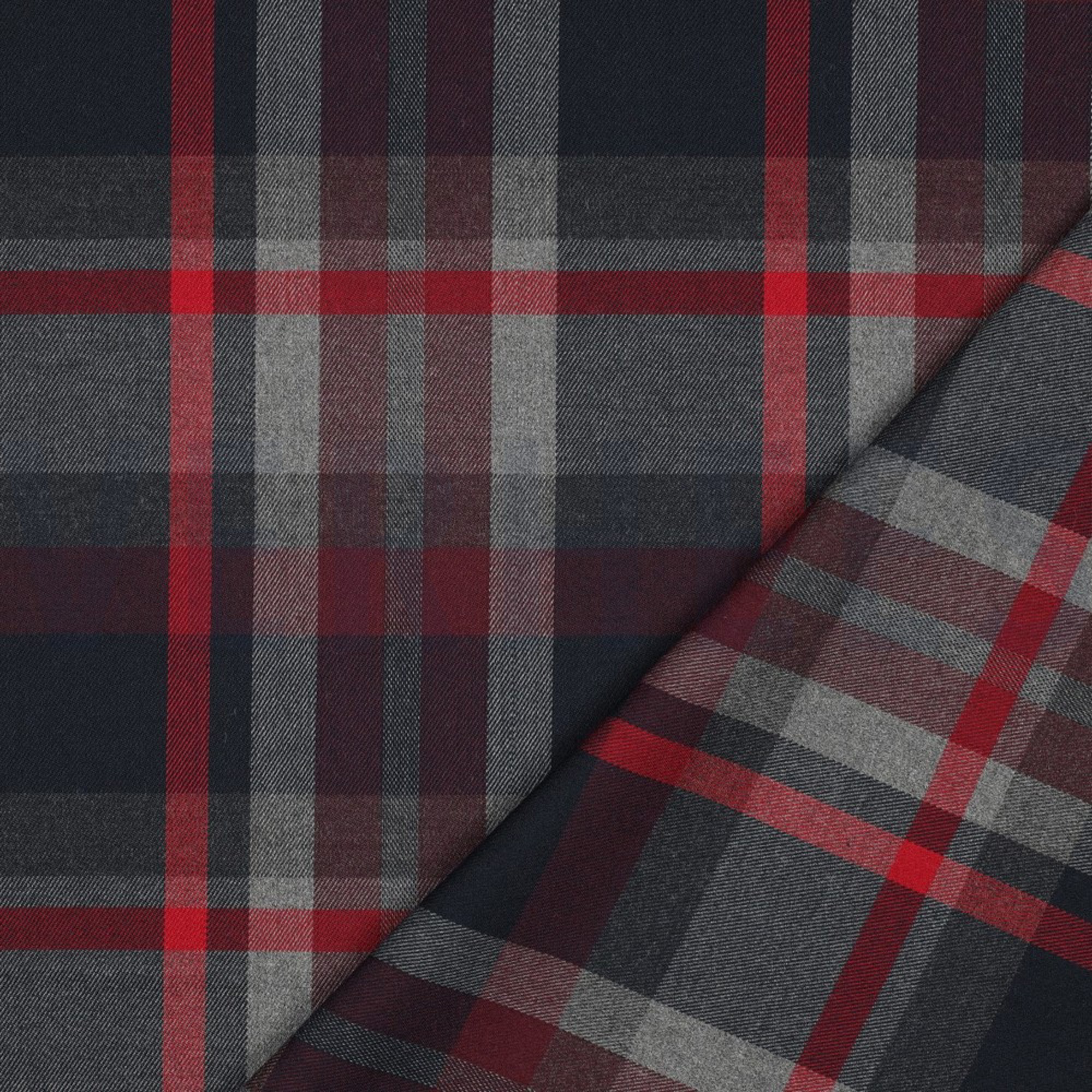 TARTAN CHECK BLACK/GREY/RED (high resolution) #4