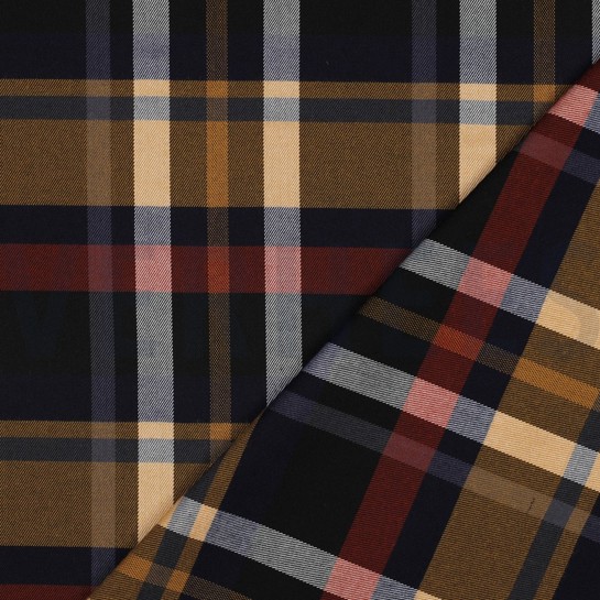 TARTAN CHECK GRIS / ROUGE / JAUNE #7