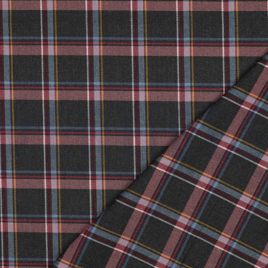 TARTAN CHECK ANTHRACITE MELANGE/MULTI #4