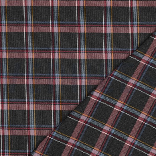 TARTAN CHECK ANTHRAZIT MELIERT #7