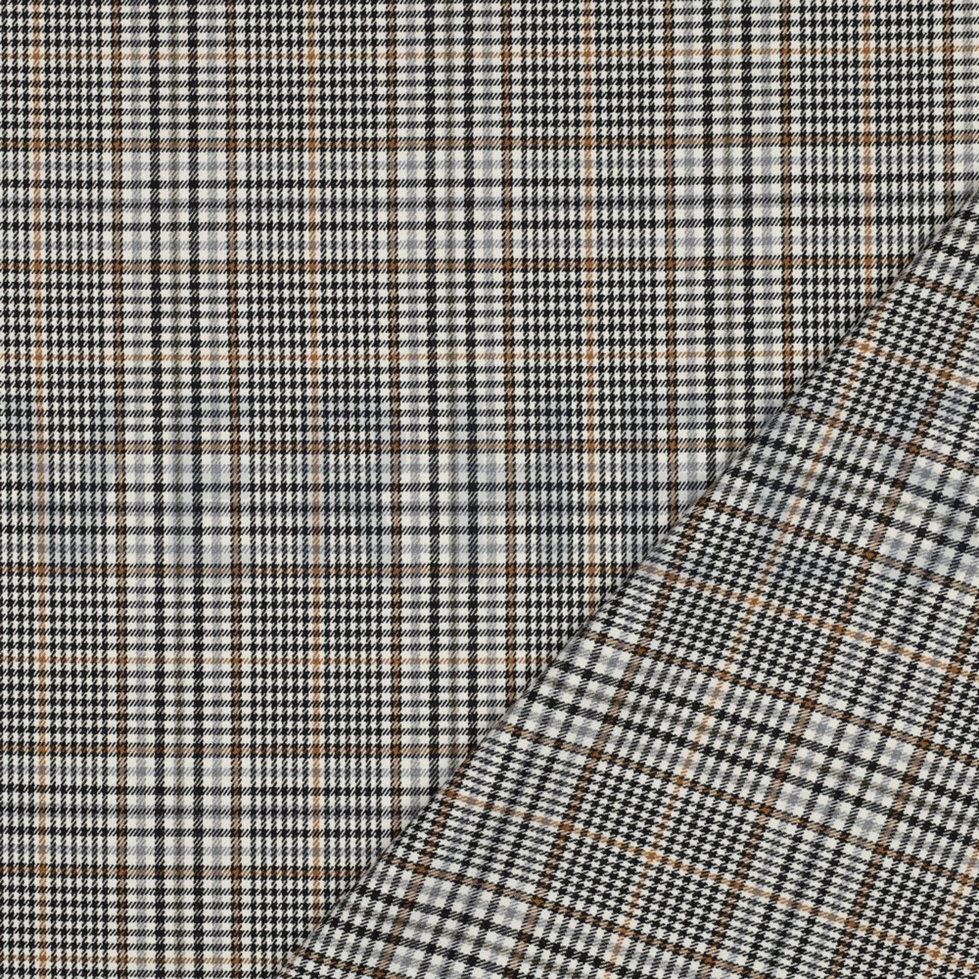 TARTAN CHECK ECRU/BROWN/BLACK (high resolution) #4