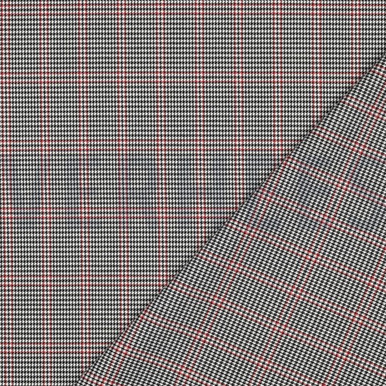 TARTAN CHECK SCHWARZ/ WEISS #7