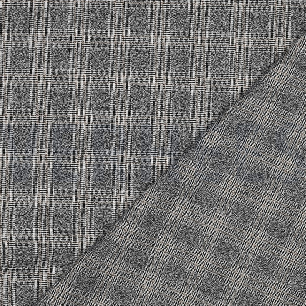 TARTAN CHECK OFF WHITE/BLACK/TAUPE #4