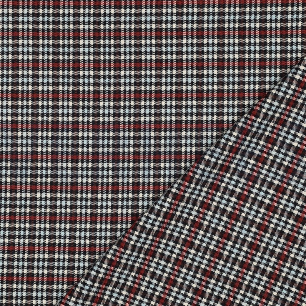 TARTAN CHECK NAVY/LIGHT BLUE/RUST #4