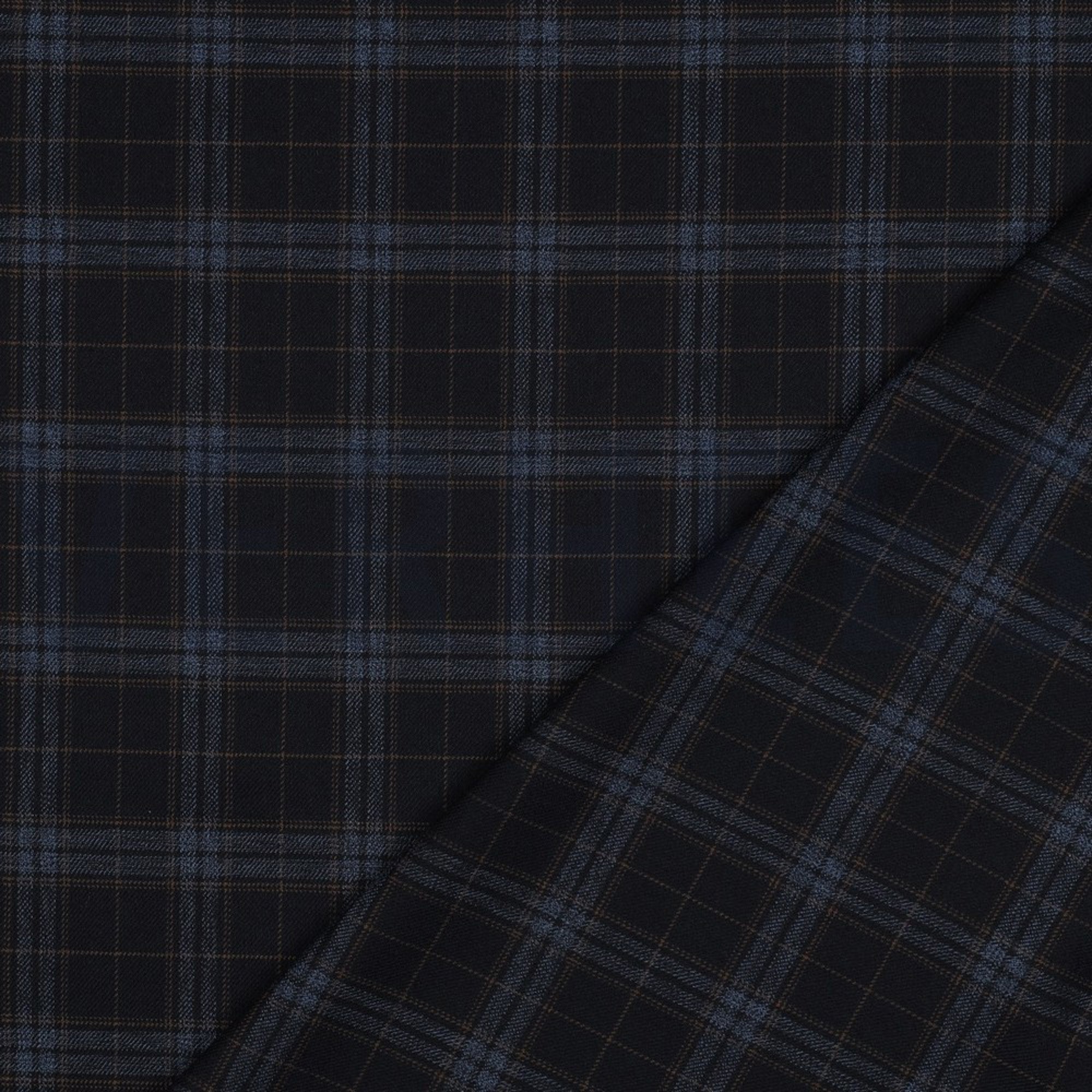 TARTAN CHECK NAVY/JEANS/CAMEL (high resolution) #4