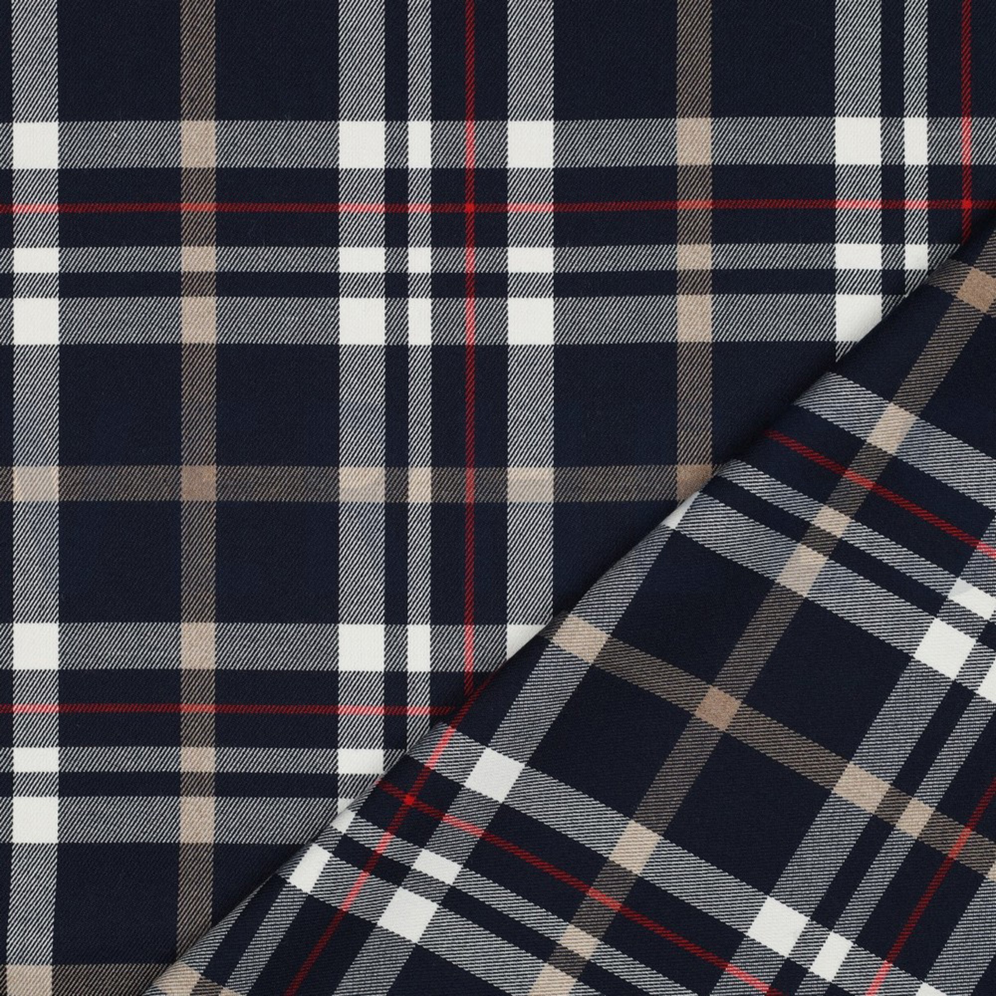 TARTAN CHECK NAVY/WHITE/CAMEL/RED (high resolution) #4