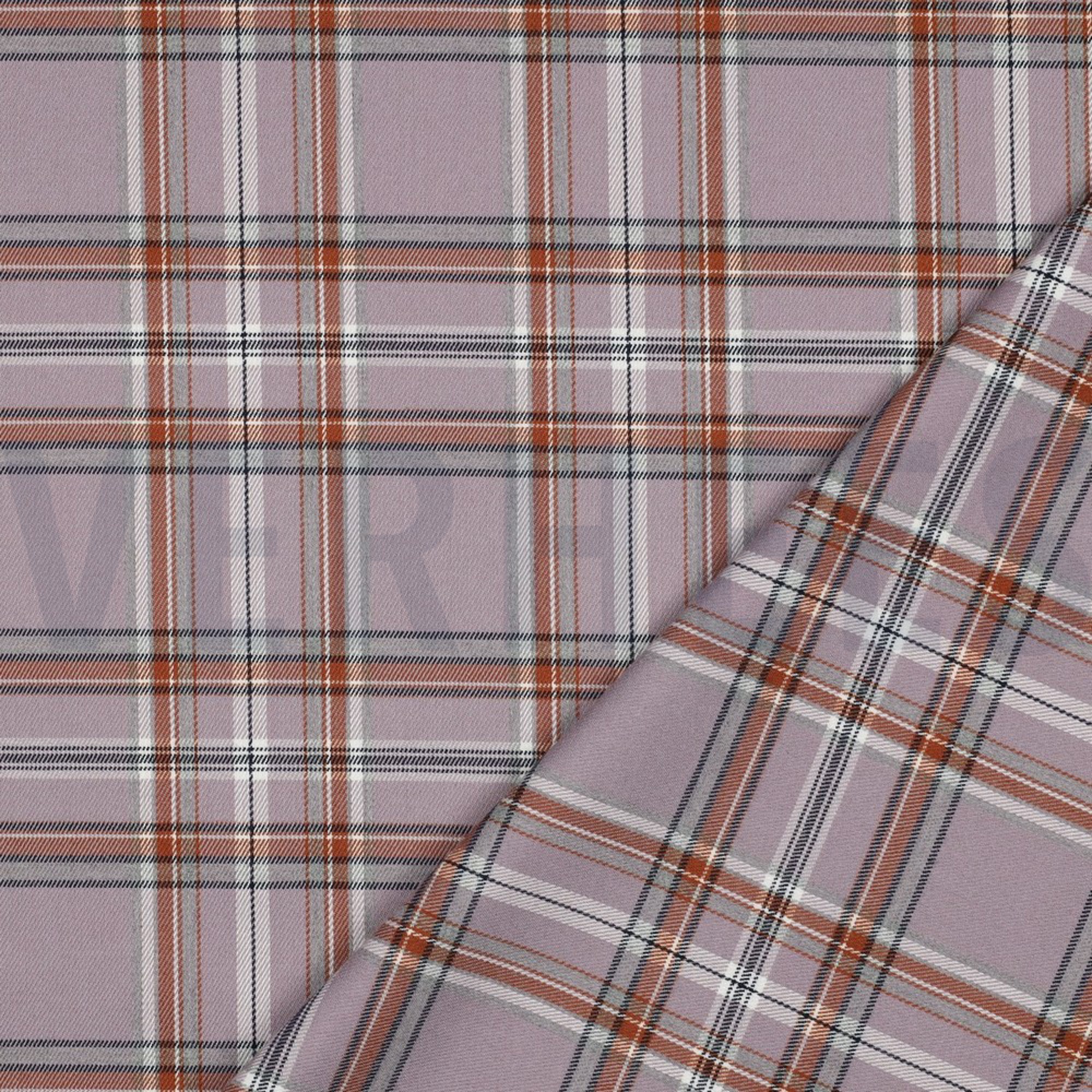 TARTAN CHECK LILAC/BROWN (high resolution) #4