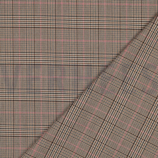 TARTAN CHECK CAMEL / ROSA #7