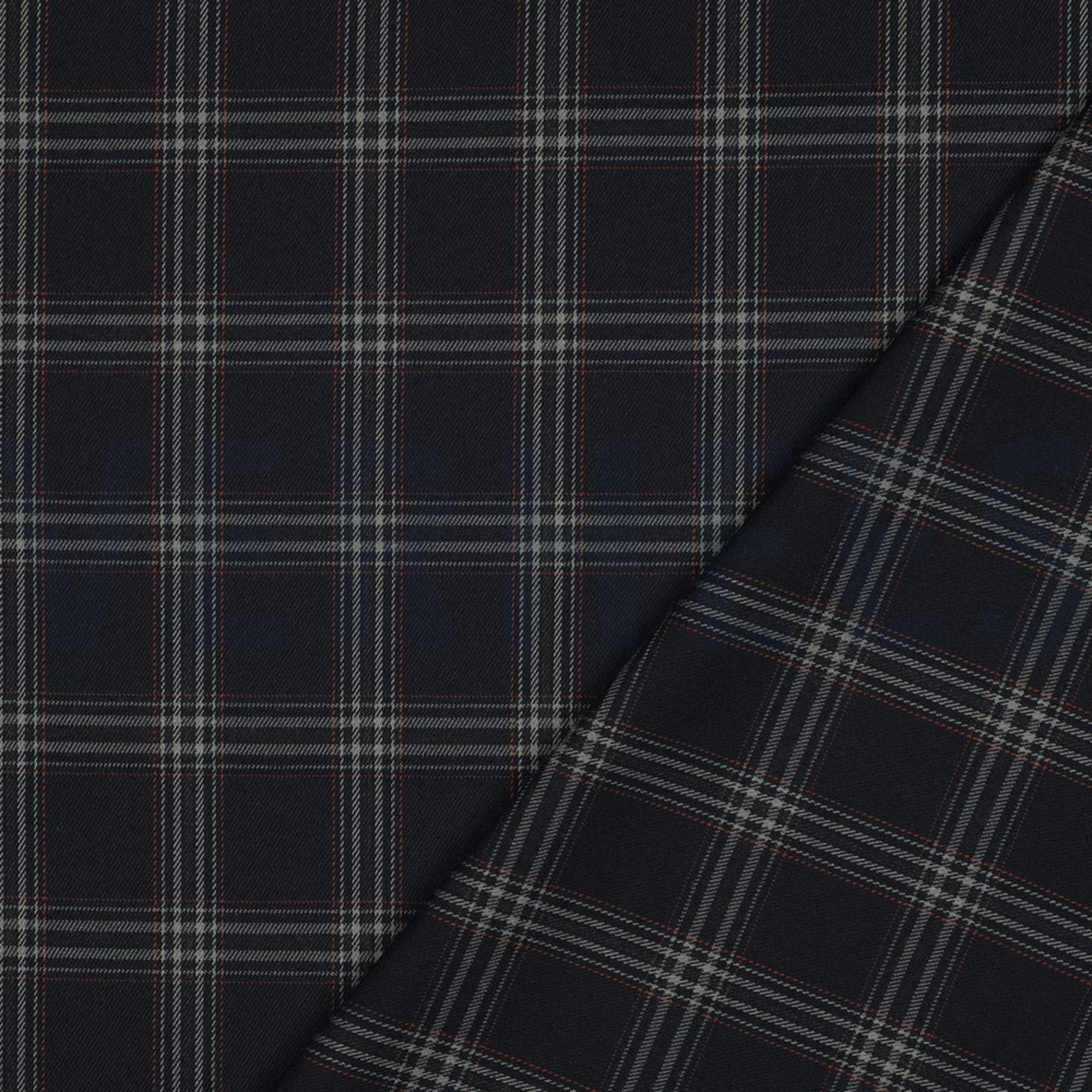 TARTAN CHECK NAVY/GREY/RED (high resolution) #4