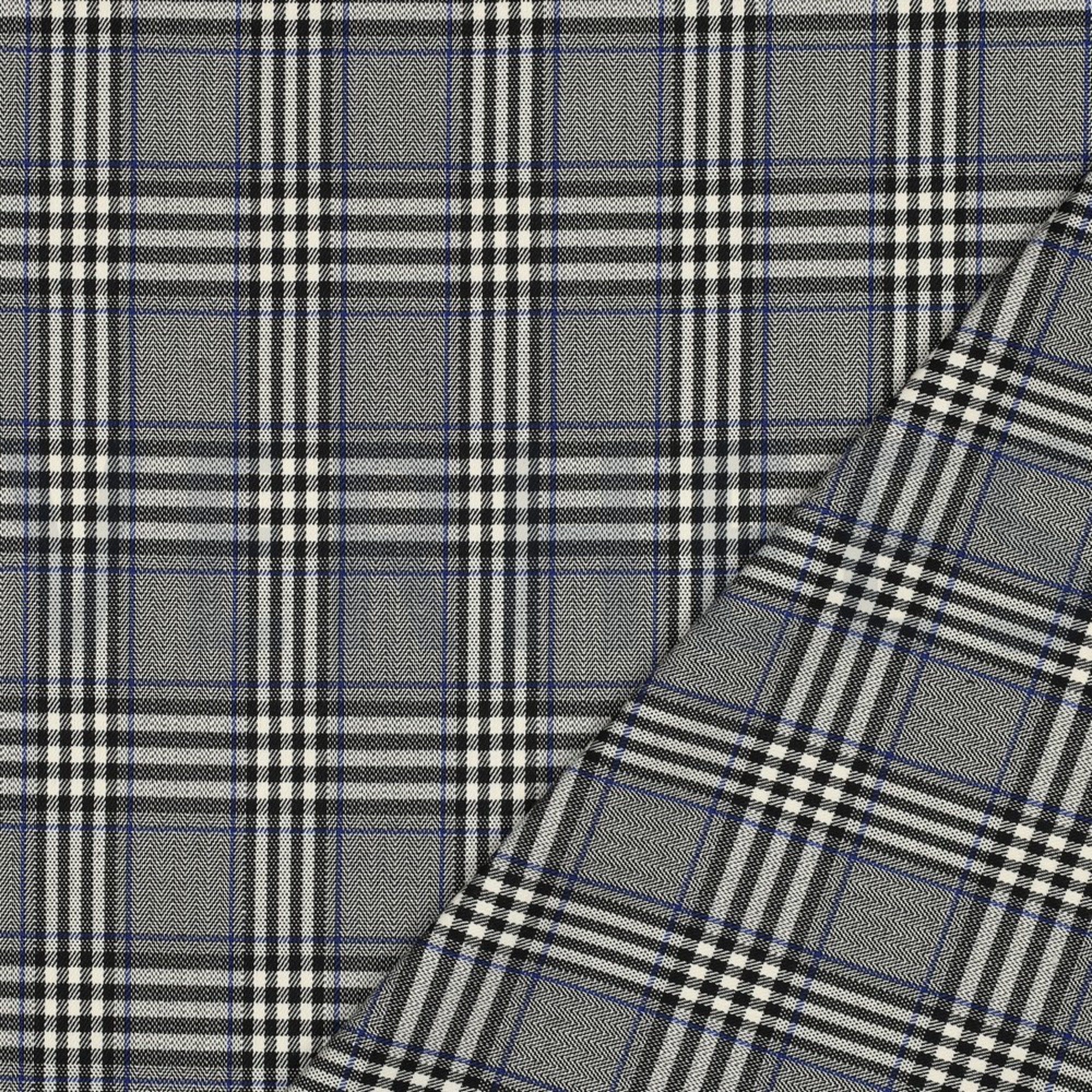 TARTAN CHECK GREY/BLACK/COBALT (high resolution) #4