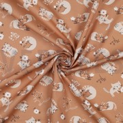 FINE POPLIN GOTS CATS PEACH (thumbnail) #4