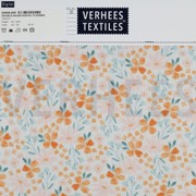 DOUBLE GAUZE DIGITAL FLOWERS WHITE (thumbnail) #4